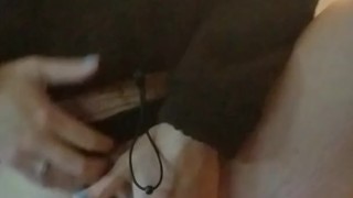 Teen plays with pussy and imagines you're there 