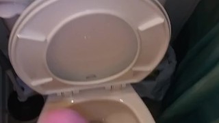 Hard Jerking of my cock to completion.
