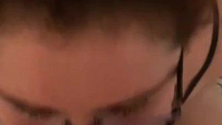 Teen gets throat fucked