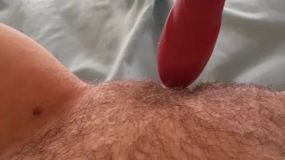 Teasing myself while daddy is at work