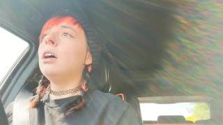 Having an orgasm while driving part 2