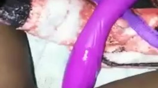 Little cum #3 with a vibrator