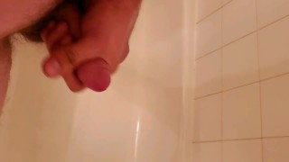 Morning Hotel Masturbating and Cumshot