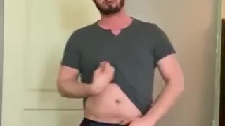 Flopping Massive Dick Around