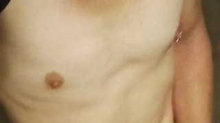 Playing With Rock Hard Clit, Titties Shown; In Bathroom Stall