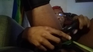 Playing with prostate vibrator toy from Fondlove