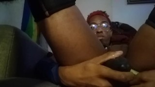 Playing with prostate vibrator toy from Fondlove