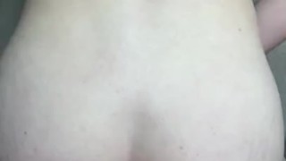Albanian twink bouncing on a dildo 