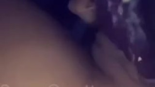Amateur Ebony Teen Tight Pussy Creaming On Dildo