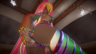 Raver With Mesh Top Bondage With You In Bed Face Ride Bone POV Lap Dance