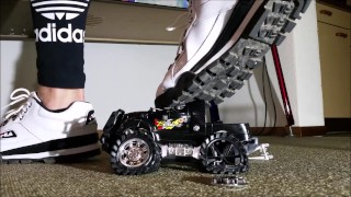 Toycar Crushing with Fila Sneaker (Trailer)