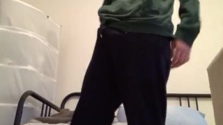 Horny Boy sagging pants and jerk off