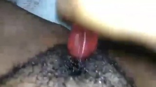 Fucking a dildo while being home alone pt2 