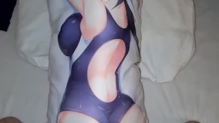 cumming on my gf's back