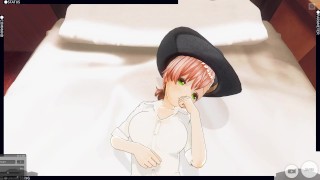 3D HENTAI POV Cowboy girl agreed to have sex while parents are not at home