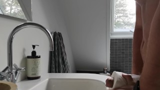 Being creative - huge load of cum