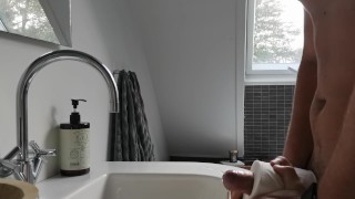 Being creative - huge load of cum