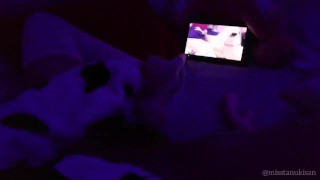 Amateur kawaii Japanese girl masturb with pocket pussy watching lesbian Hentai teen orgasm uncensore