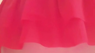 School Girl Stripping In Dormitory Fingering Tight Pink Pussy n Playing With Tits (requested video)