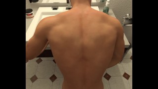 Bathroom wank