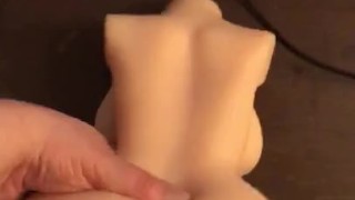Trying out new male masturbator from Kaku