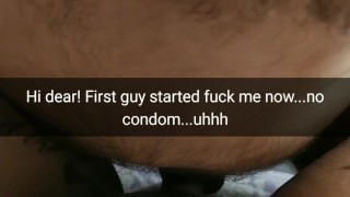 Hi dear! See I let myself be fucked bareback by a stranger [Cuckold. Snapchat]
