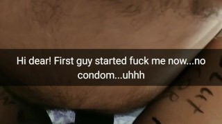 Hi dear! See I let myself be fucked bareback by a stranger [Cuckold. Snapchat]
