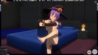 3D HENTAI pumpkin girl fucking the night before halloween