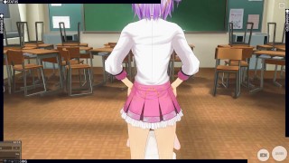 3D HENTAI Schoolgirl watches her girlfriend moan with pleasure