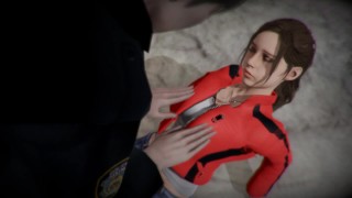 Claire Redfield envolvida em 3D Porn explícito!