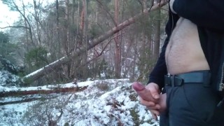 Forest jerking in Kanadaskogen (Bergen, Norway) mid winter