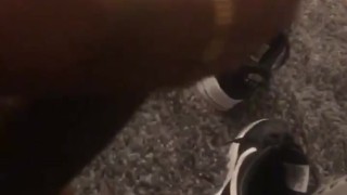 Bbc handjob beating that big dick