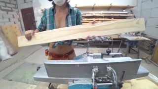 DIY Table part 4p3.2 - Woodworking Day 3 short cut 2 (music June Girl)