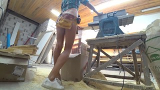DIY Table part 4p3.3 - Woodworking Day 3 short cut 3 (music Be my lover)