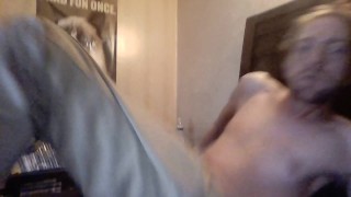 Horny Daddy likes to dab and then play with his body and slap his ass for you