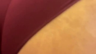 College Babe Tease Ass Grab