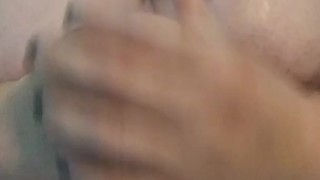 Handjob To My New Rainbow Dildo