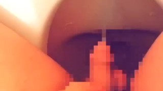 朝一濃厚おしっこ　チンコ増大ポンプ　ルーティーン