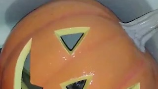Piss in the pumpkin's mouth