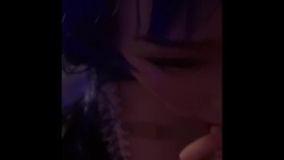 Asian Rubber Doll Blowjob