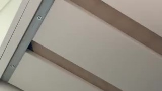 Wanking with a toy 