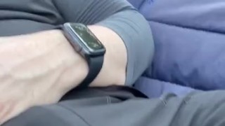 Outdoor Rubbing in Scrubs