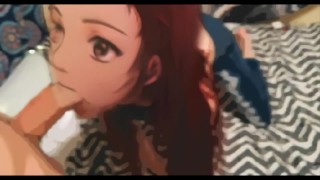 Cute Hentai Redhead - Fucking An Anime Redhead Cute Girl (Snapchat Filter) Gives Blowjob, and  Gets Creampied Real Hentai - Free Porn Videos - YouPorn