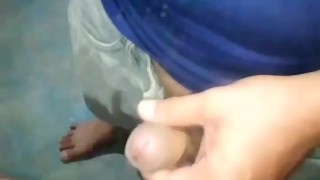 Semen in the mirror