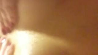Jugando con mis tetas