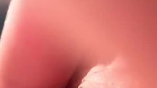 Fingering hairy wet pussy