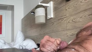 QUICK JERK IN HOTEL ROOM WHILE FRIENDS ARE OUT