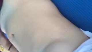 Stripping down in the tent