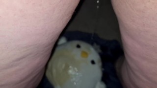 Morning piss on my toy to lazy to go to toilet