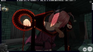 3D HENTAI BDSM Devil Girl Tied Sucks Big Dick
